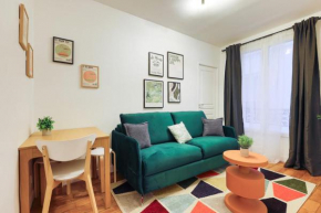 Élégant appartement 1 chambre pour 4 personnes au cœur de Paris, à Bastille